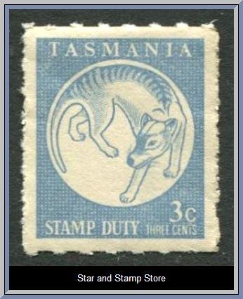 Tasmanien | Stamp Duty 3 cents - 1966