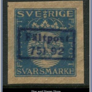 Fältpost 751 92  |  Facit M 9