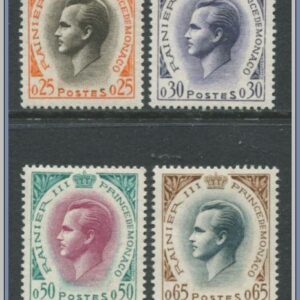 Monaco  |  Mi 657-660