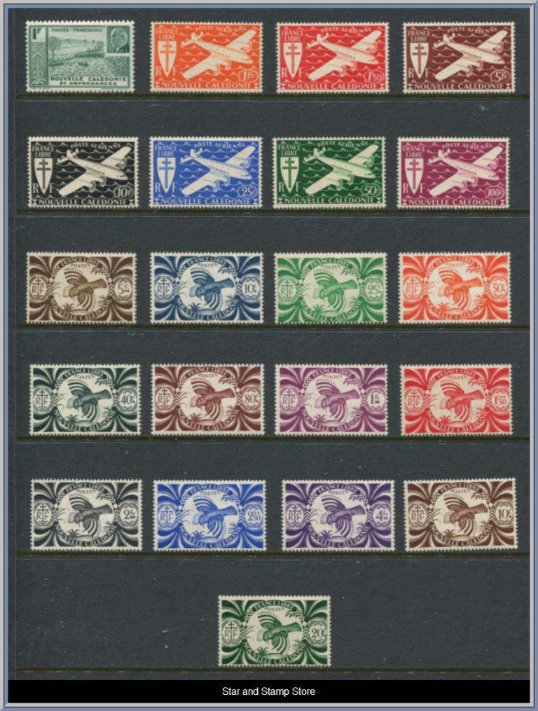 Nouvelle Caledonie | Lot felfria märken