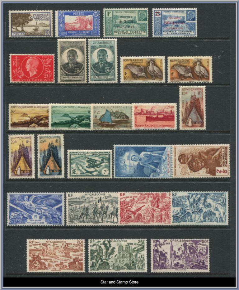 Nouvelle Caledonie | Lot felfria märken