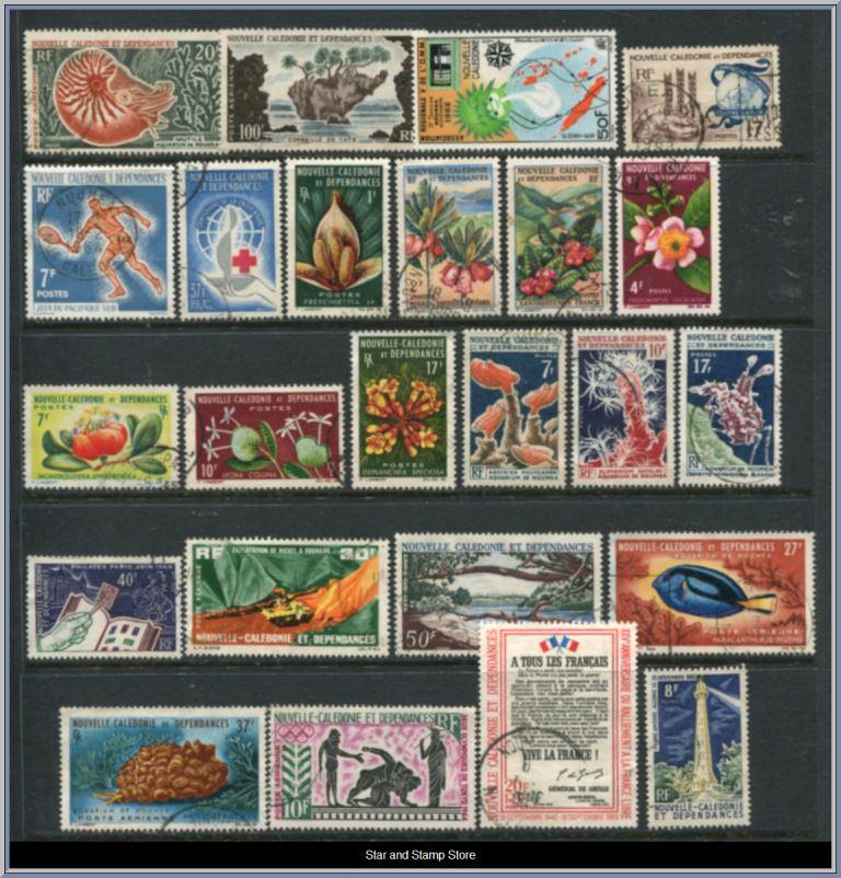 Nouvelle Caledonie | Lot felfria märken