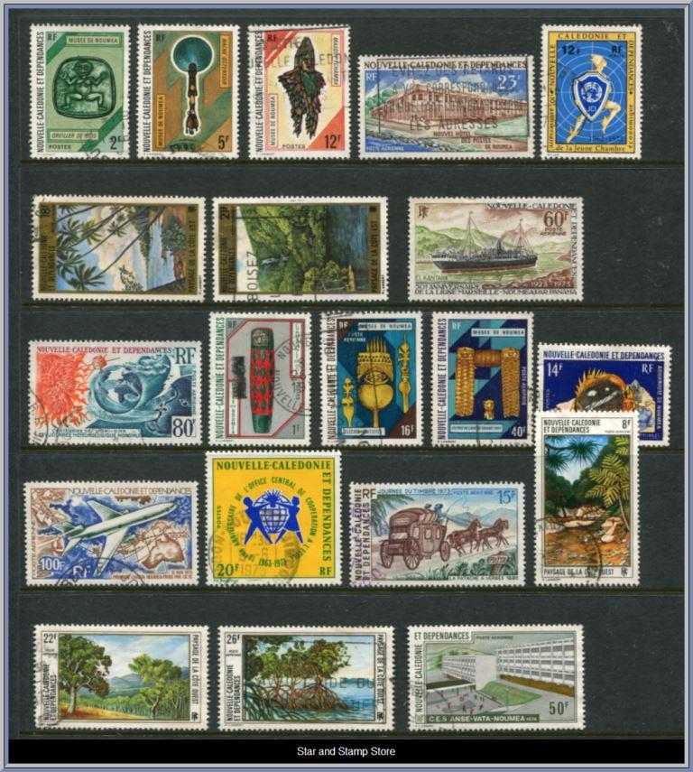 Nouvelle Caledonie | Lot felfria märken