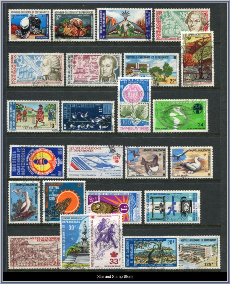 Nouvelle Caledonie | Lot felfria märken