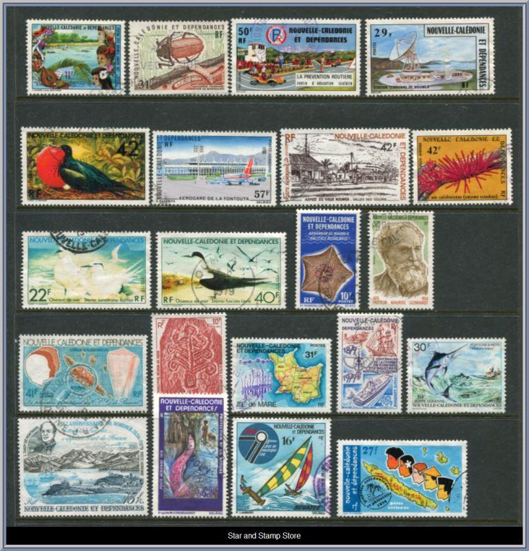 Nouvelle Caledonie | Lot felfria märken