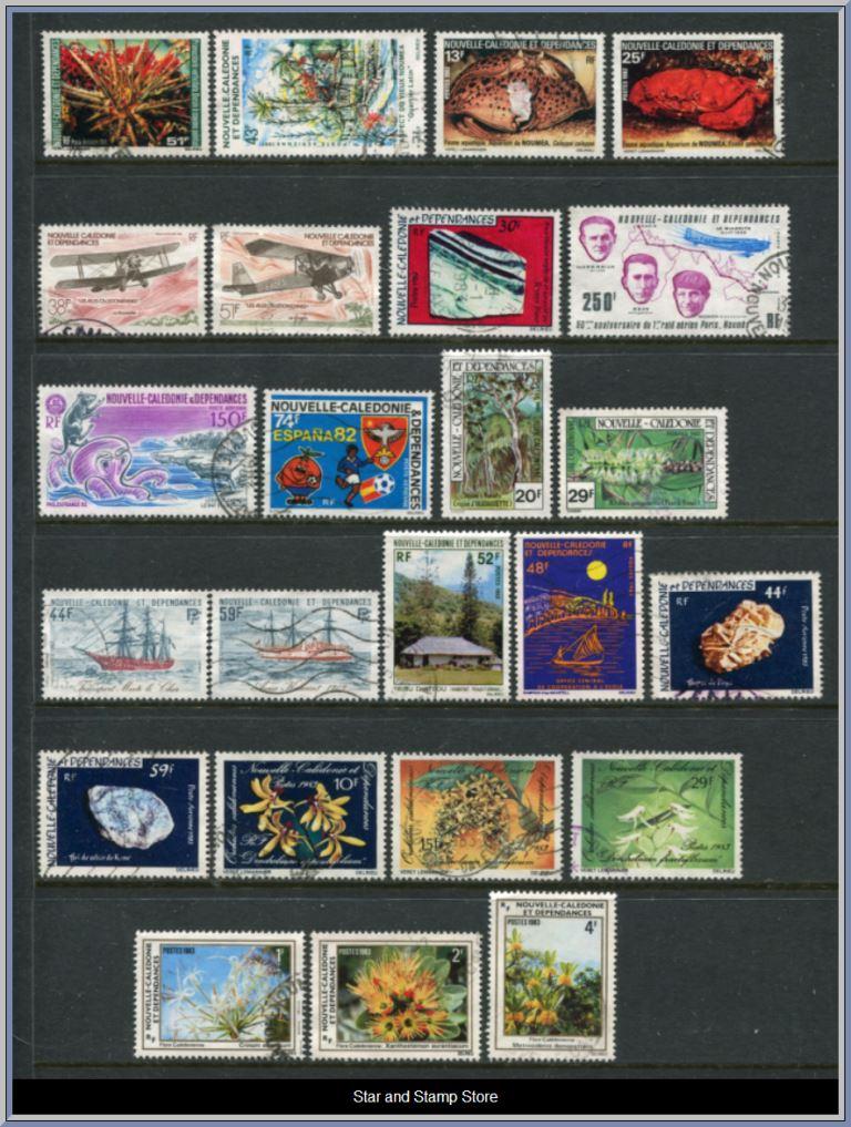 Nouvelle Caledonie | Lot felfria märken