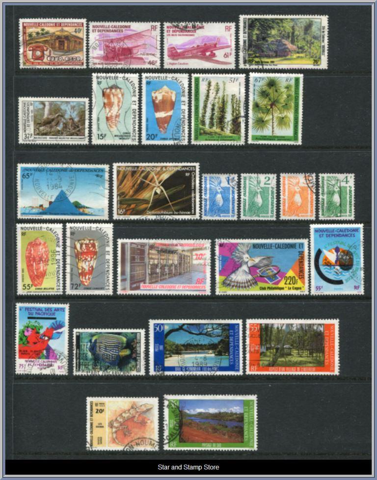 Nouvelle Caledonie | Lot felfria märken