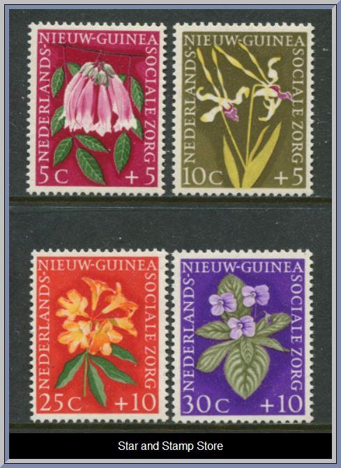Nederländska Nya Guinea | Mi 57-60