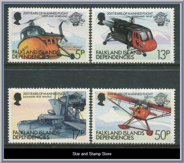Falkland Islands Dependencies | Mi 117-120