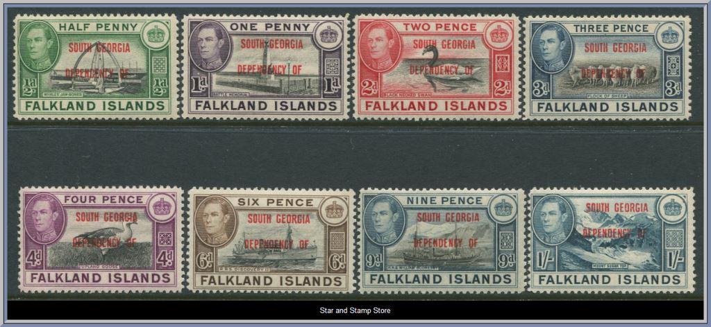 Falkland Islands Dependencies | SG B 1-8