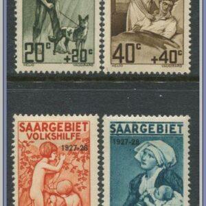 Saargebiet  |  Mi 122-125
