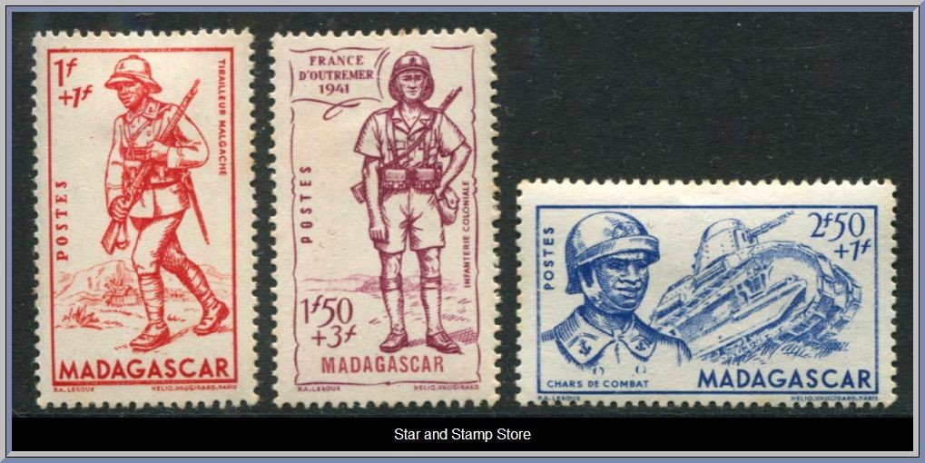 Madagascar | Mi 267-269