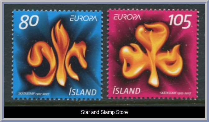 Island | Facit 1194-1195 a