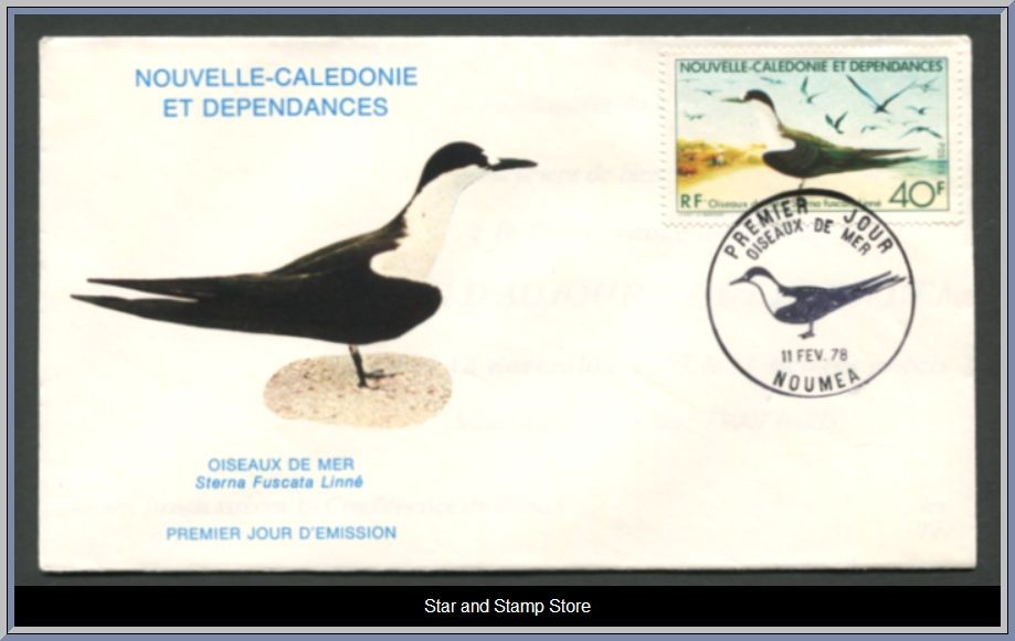 Nouvelle Caledonie | Mi Mi 607 på vackert FDC