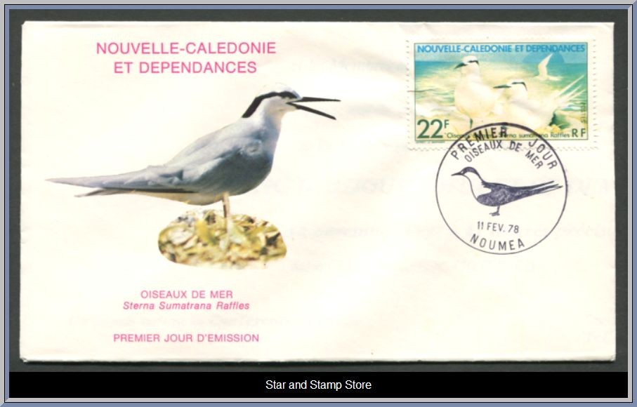 Nouvelle Caledonie | Mi Mi 606 på vackert FDC