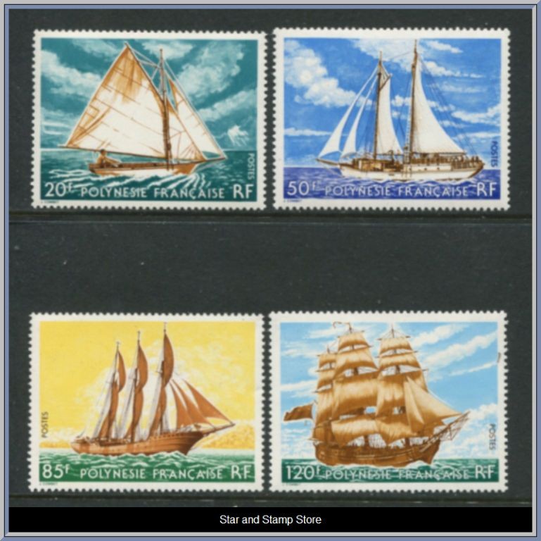 Franska Polynesien | Mi 244-247