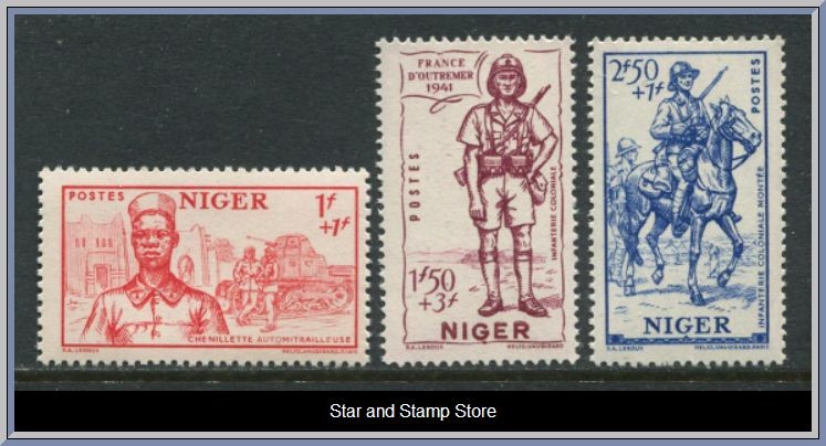 Franska Niger | Mi 100-102