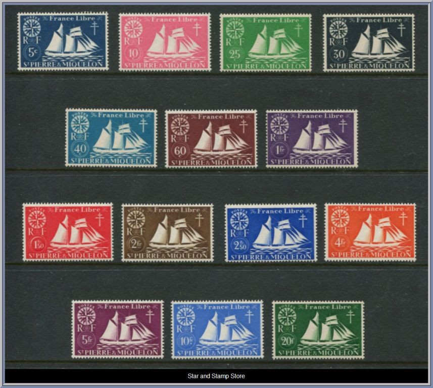 Saint-Pierre et Miquelon | Mi 299-312
