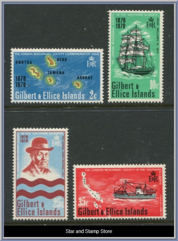 Gilbert & Ellice Islands | SG 166-169