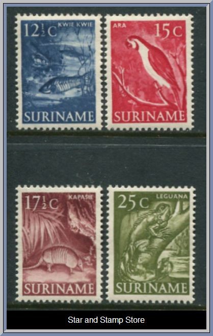 Surinam | Mi 338-340, 342