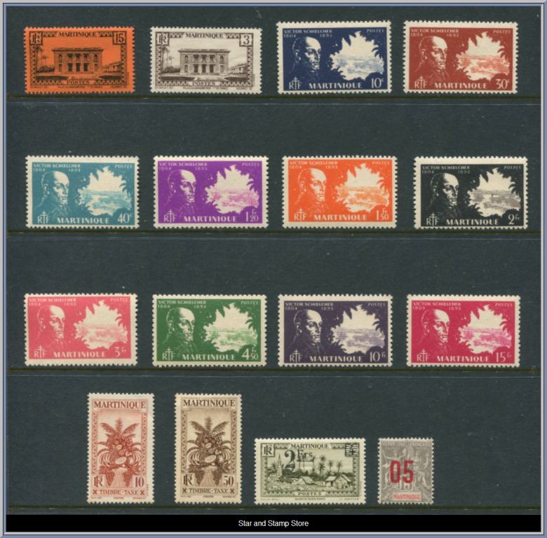 Martinique | Lot felfria märken