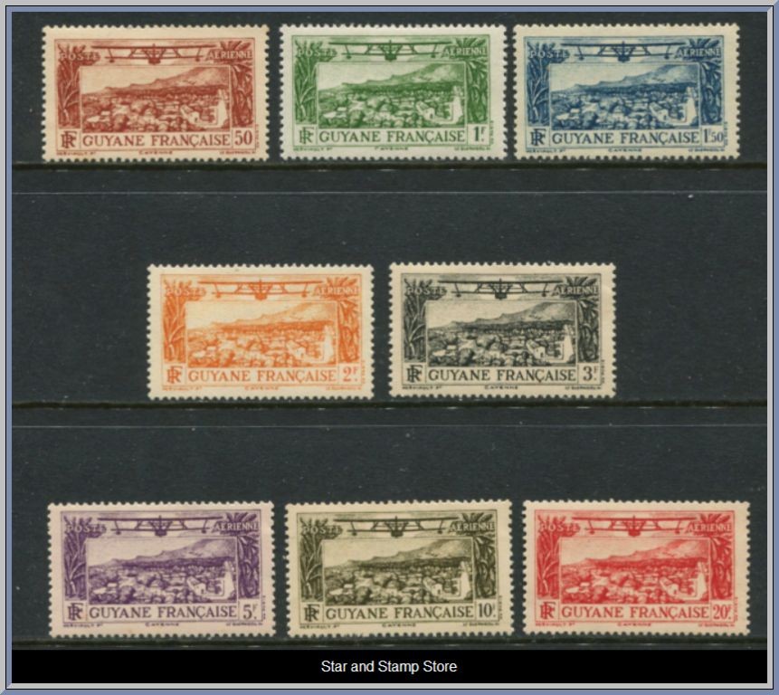Franska Guyana | Mi 156-163