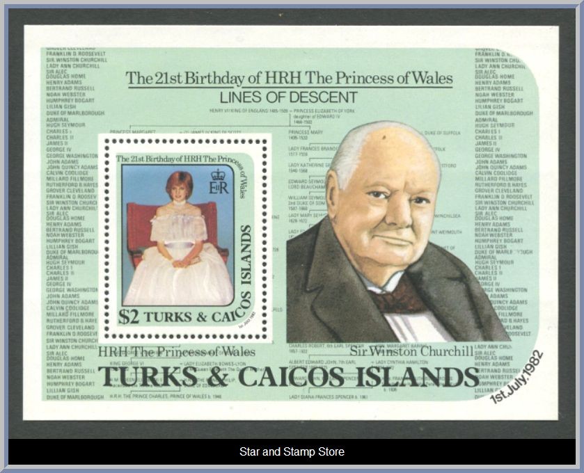 Turks and Caicos Islands | Mi Block 39