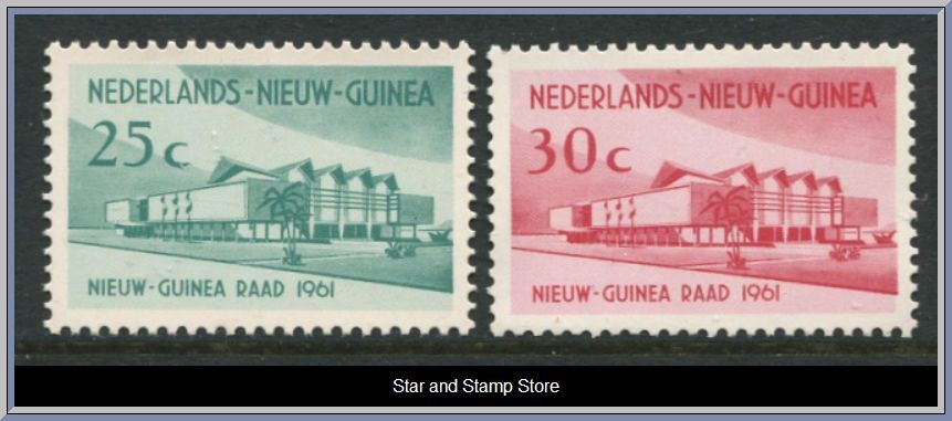 Nederländska Nya Guinea | Mi 67-68