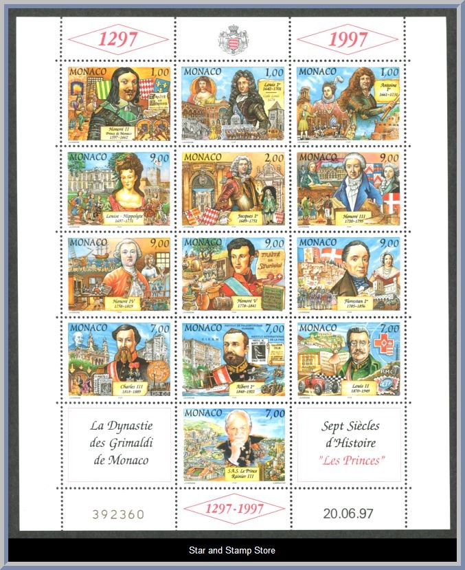 Monaco | Mi 2363-2375