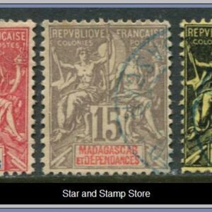 Madagascar  |  Mi 44-45, 47