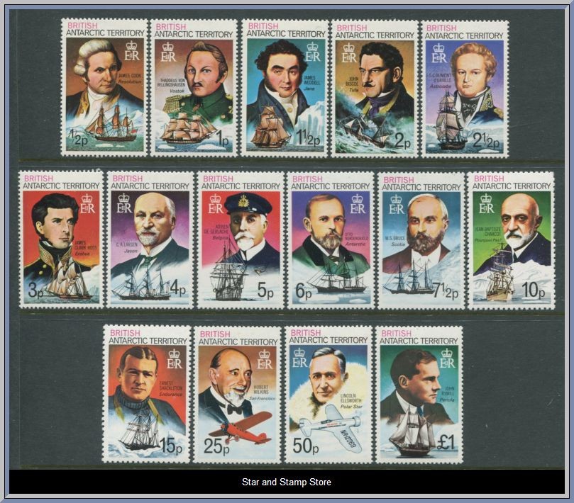 British Antarctic Territory | Mi 45-59 A X