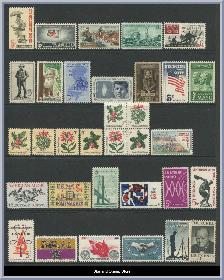 USA | Lot felfria märken
