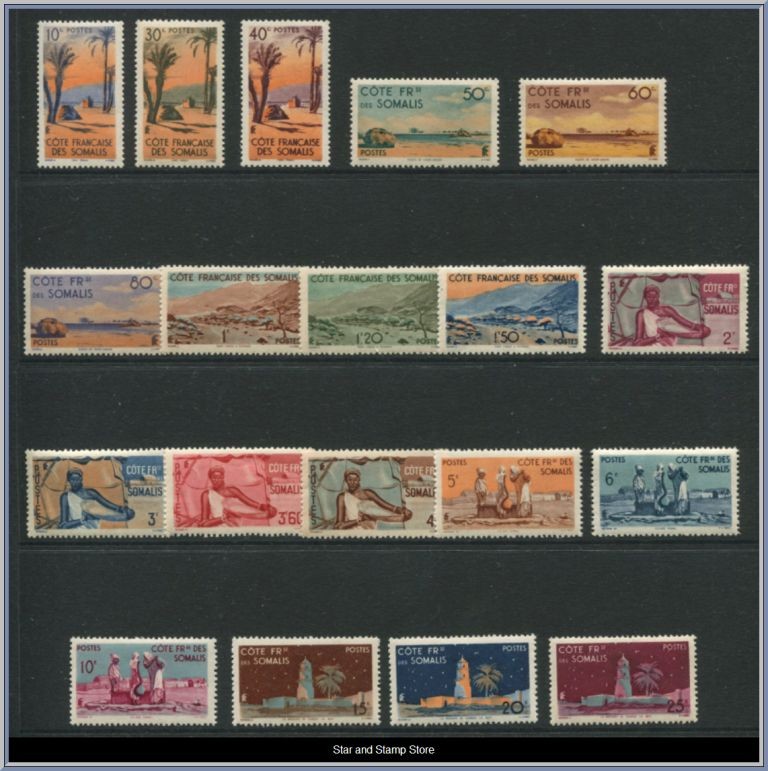 Franska Somalikusten | Mi 285-303