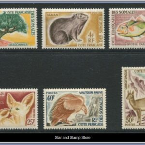 Franska Somalikusten  |  Mi 336-341