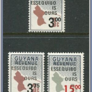 Guyana  |  Mi 817, 819, 825