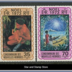 Nouvelles Hebrides  |  Mi 373-374