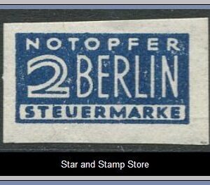 Amerikanska och Brittiska zonen  |  Mi 1 W