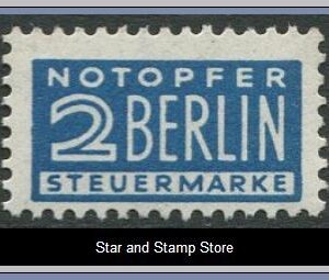 Amerikanska och Brittiska zonen  |  Mi 8 X