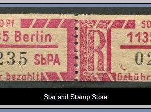 DDR  |  Mi Einschreibe 1 A x - 1135