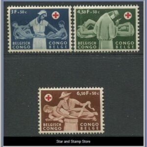 Belgiska Kongo  |  Mi 334-336