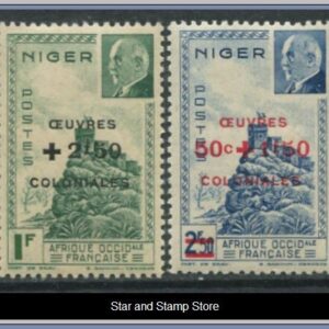 Franska Niger  |  Mi 121-122