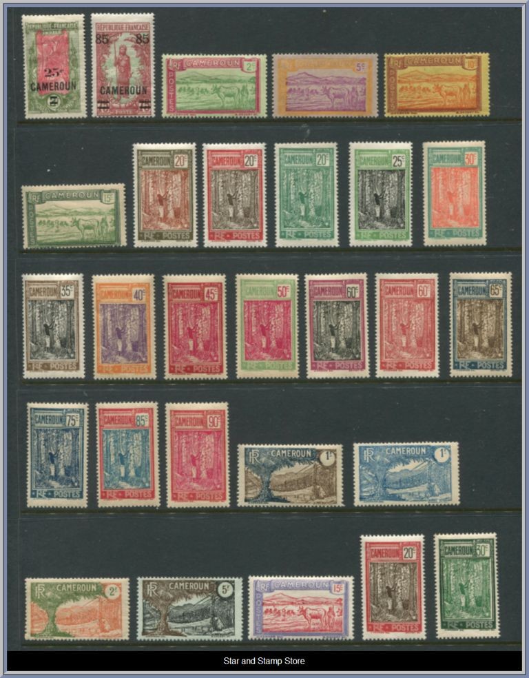 Kamerun | Lot felfria märken