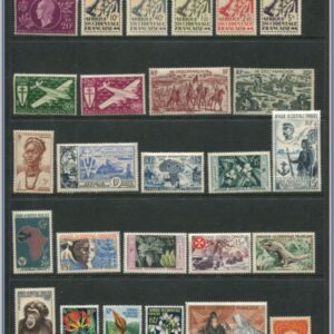 Franska Västafrika  |   Lot felfria märken