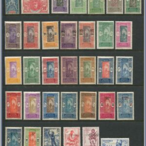 Dahomey  |   Lot felfria märken