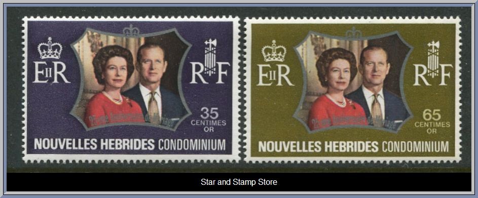 Nouvelles Hebrides | Mi 353-354