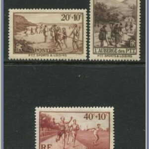 Frankrike  |  Mi 348-350