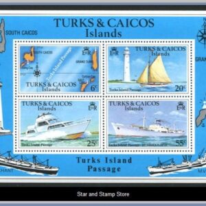Turks and Caicos Islands  |  Mi Block 9 Y
