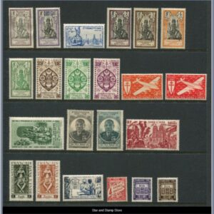 Franska Indien  |   Lot felfria märken