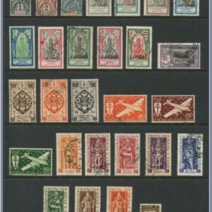 Franska Indien  |   Lot felfria märken