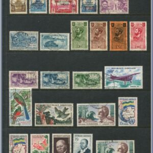 Gabon  |   Lot felfria märken